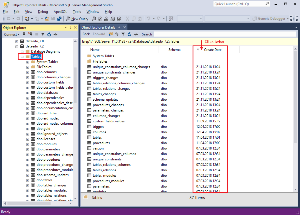 How To Find New Tables In Sql Server With Ssms Ssms Tutorials