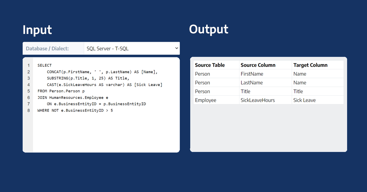 New free Dataedo tool: SQL Query Analyzer