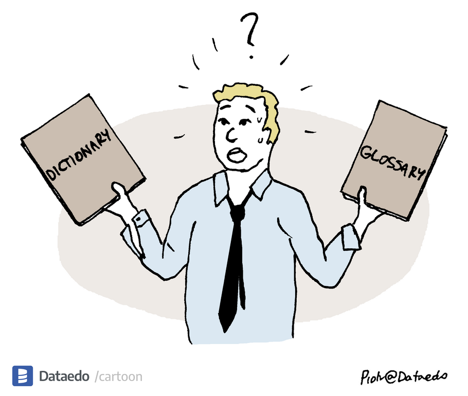 Business Glossary vs Data Glossary vs Data Dictionary - Dataedo Blog