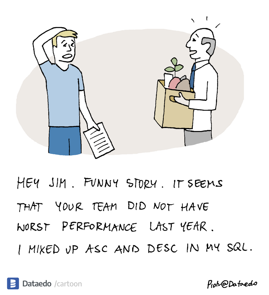 Funny Story – Dataedo Data Cartoon