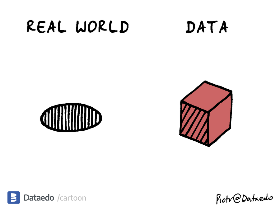 Dataedo - cartoon - real-world-vs-data-2