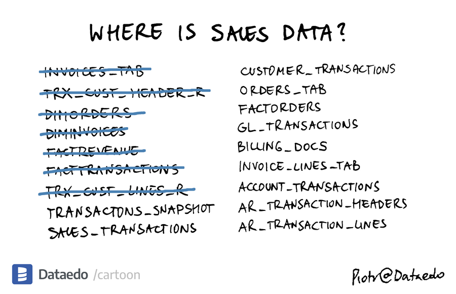 Dataedo - cartoon - where-is-sales-data