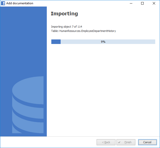 Importing documentation