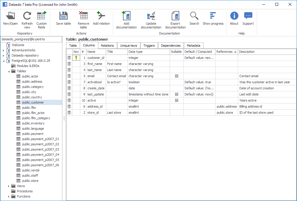 Postgres preview