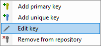 Edit key