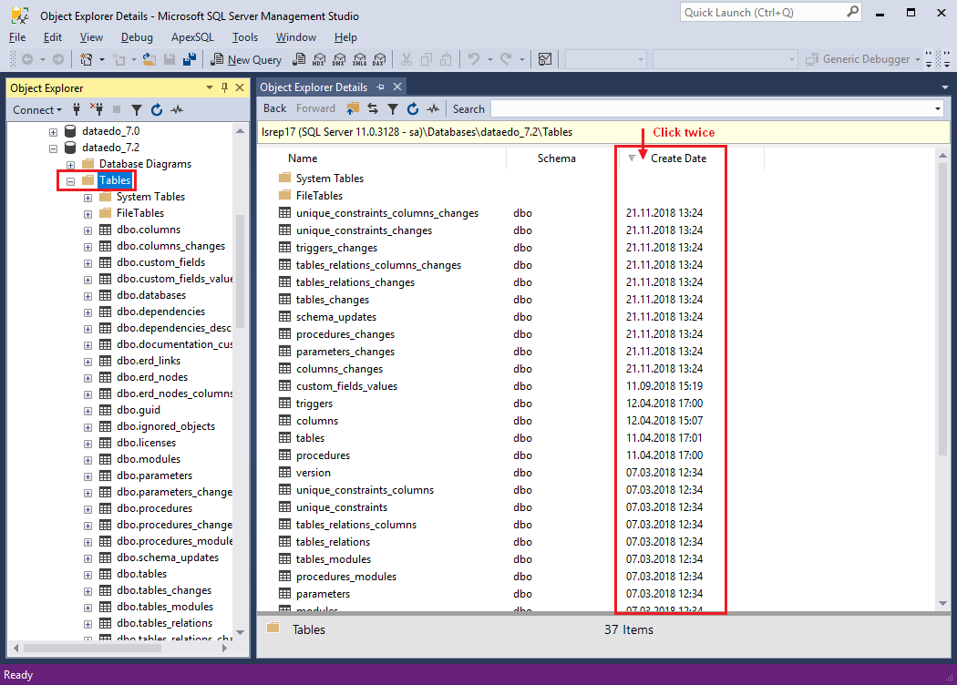 How To Find Table In Database Sql Server