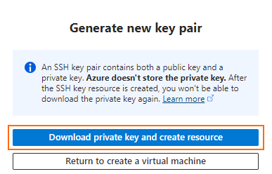 Generate new key pair