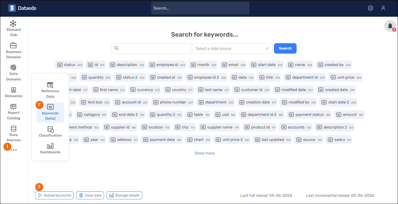 Reload Keyword Explorer