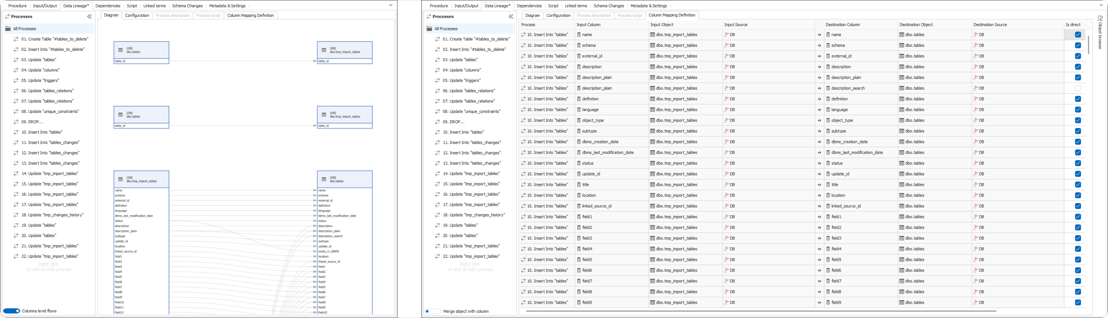 Parsing Stored Procedures and Functions